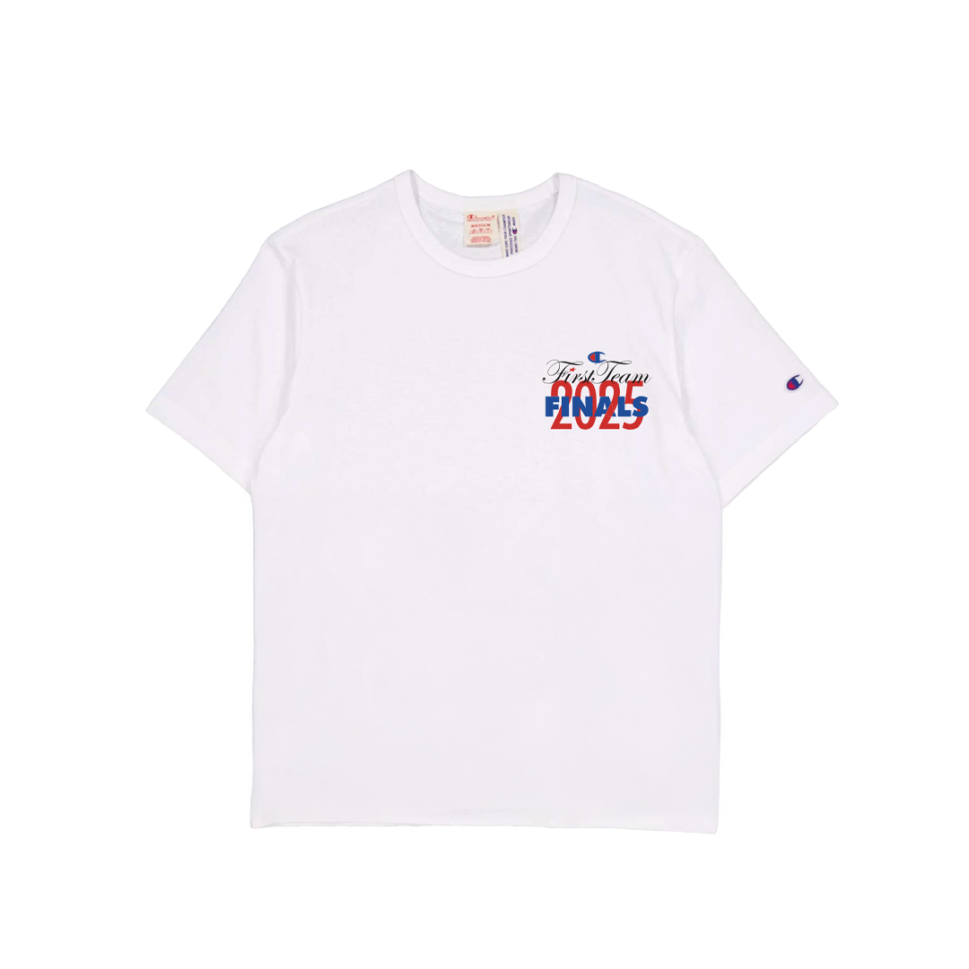 T-shirt First Team x Champion Blanc