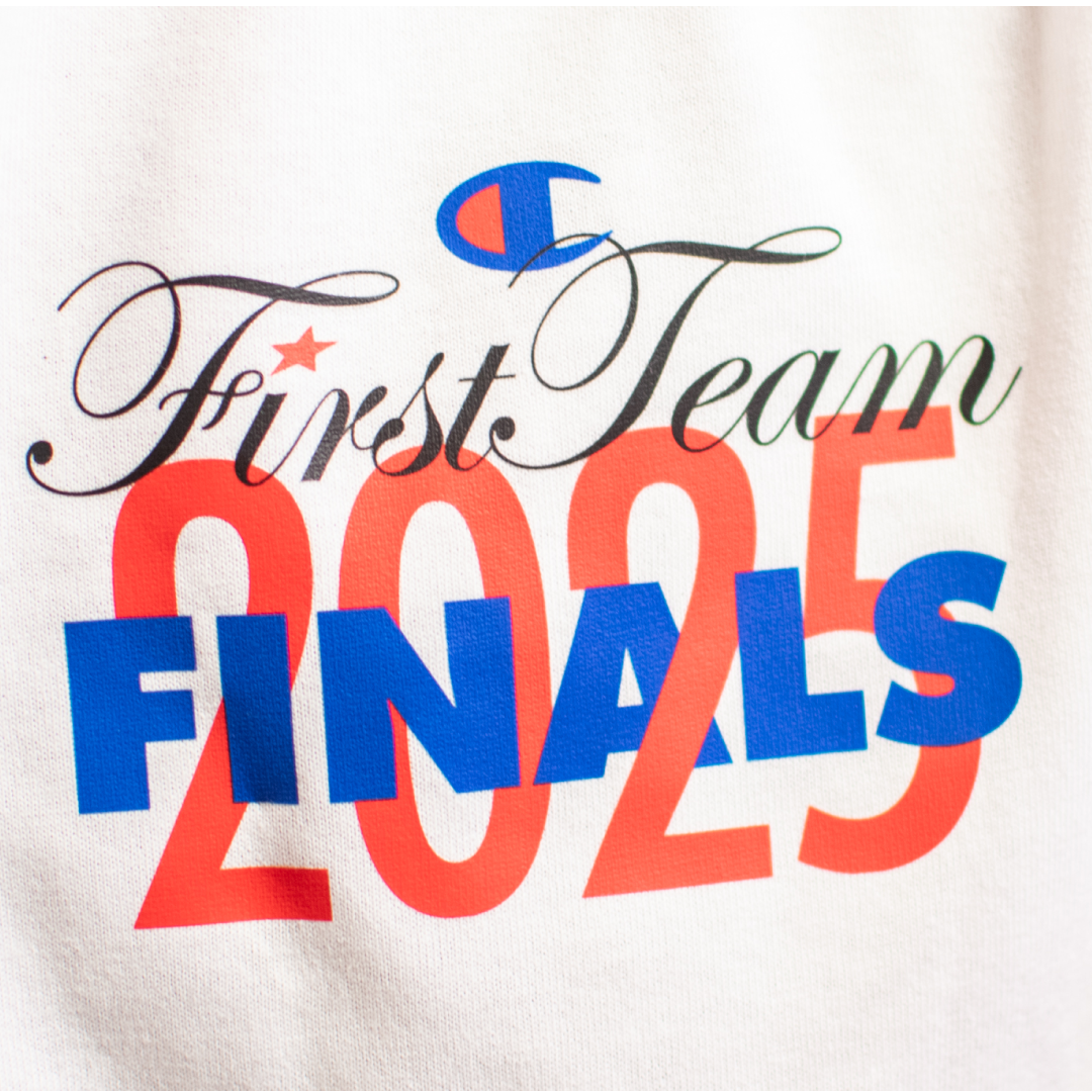 T-shirt First Team x Champion Blanc