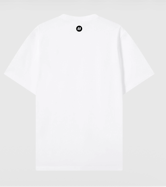 T-SHIRT AMPLE EN COTON ÉPAIS BLANC - You are on my First Team