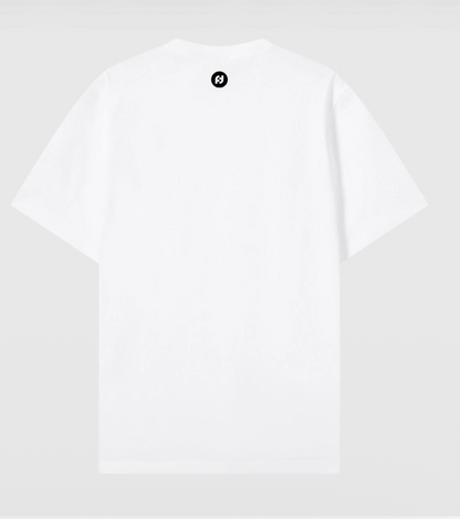 T-SHIRT AMPLE EN COTON ÉPAIS BLANC - You are on my First Team